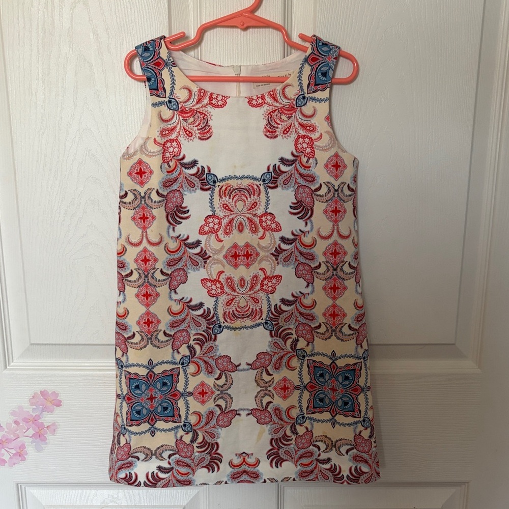 Zara Kids Dress with Red and Blue Pattern